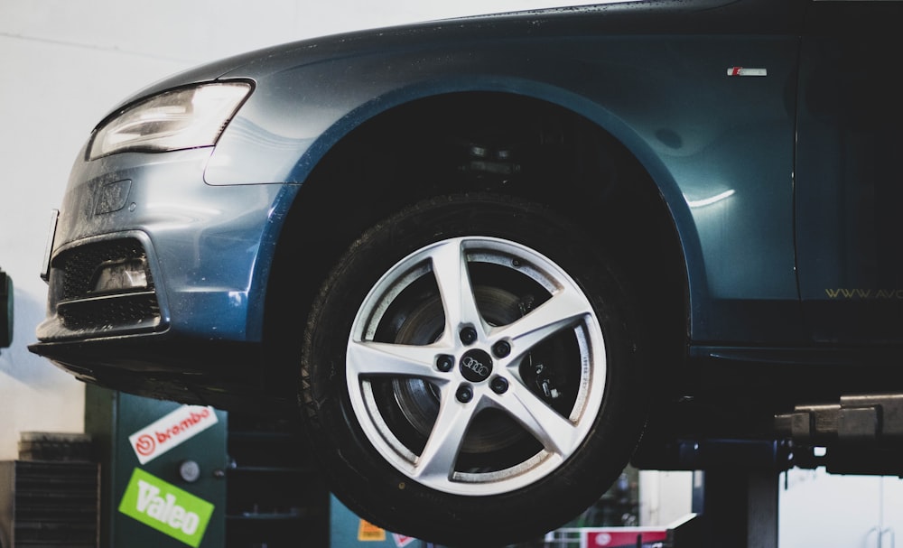 gray bmw wheel with tire