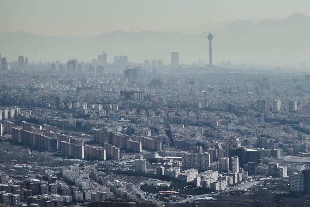 aerial view of city buildings during daytime