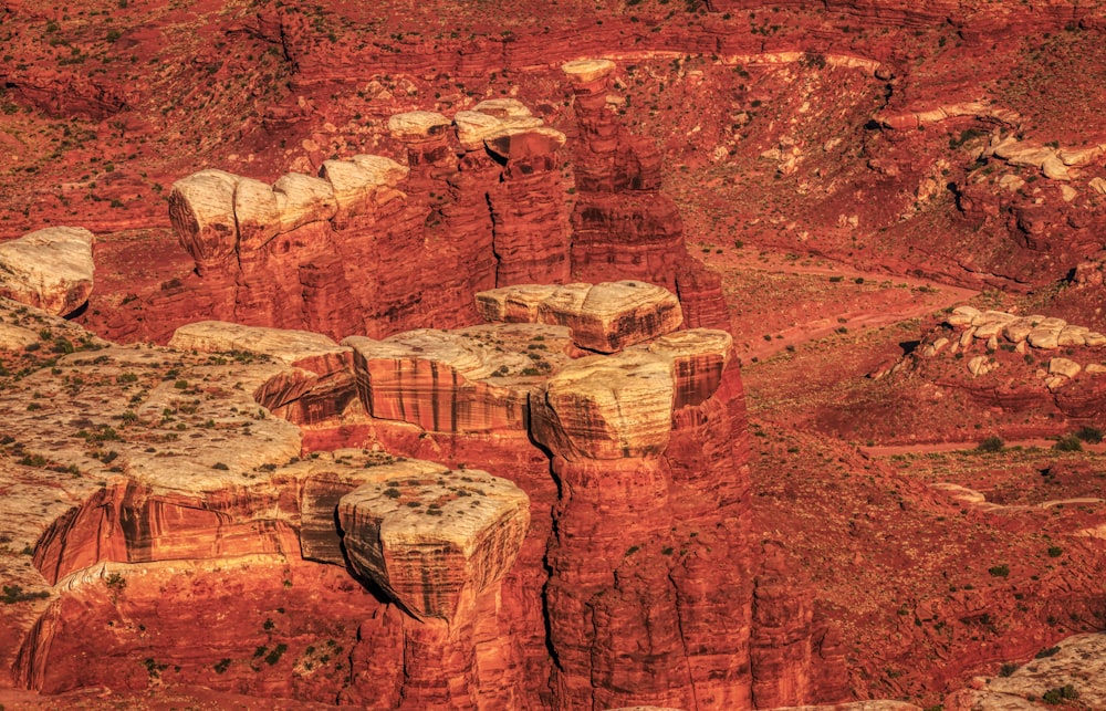 brown rock formation during daytime