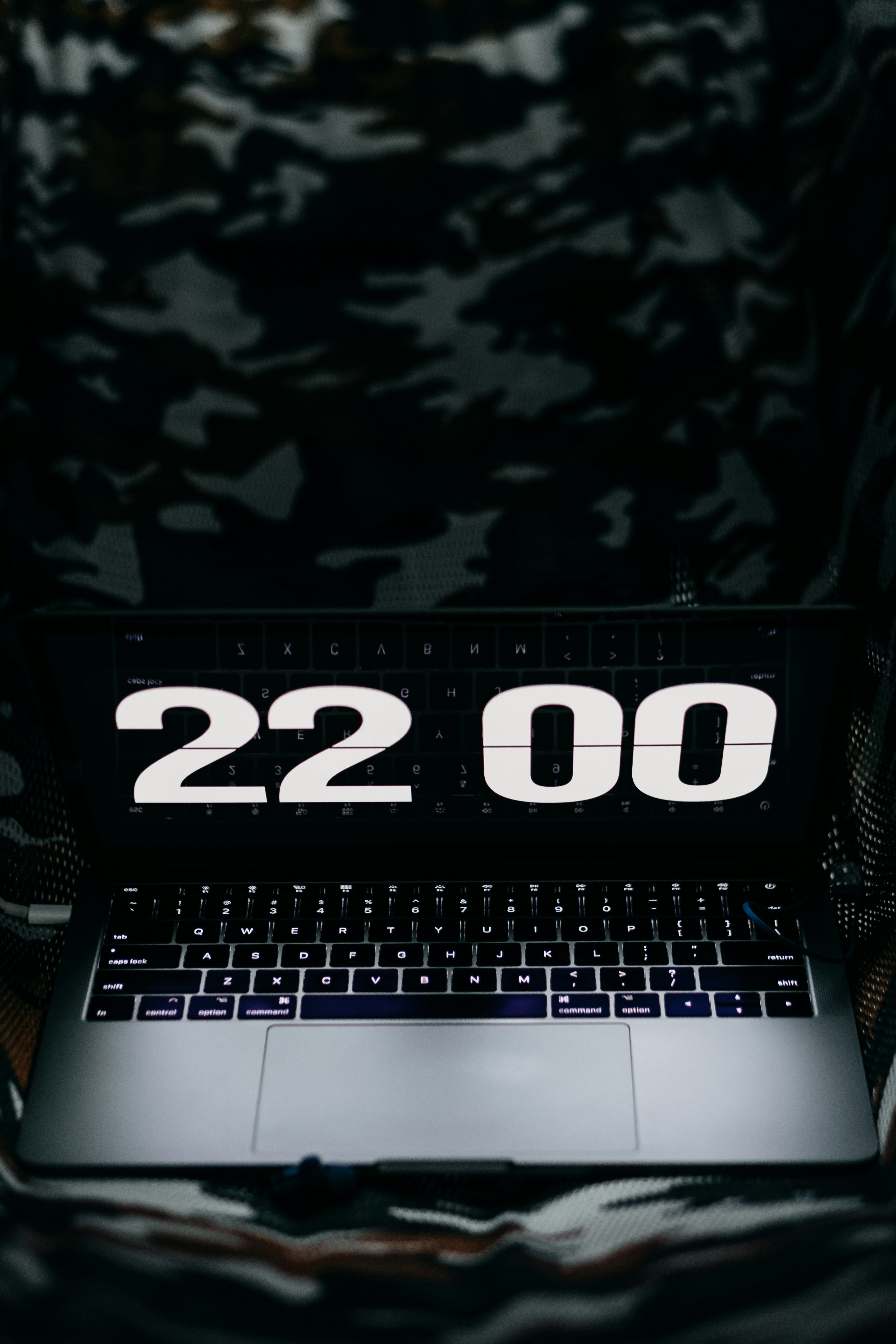 black and white laptop computer