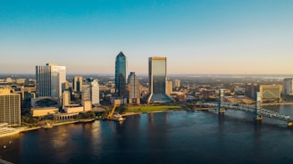 city skyline under blue sky during daytime