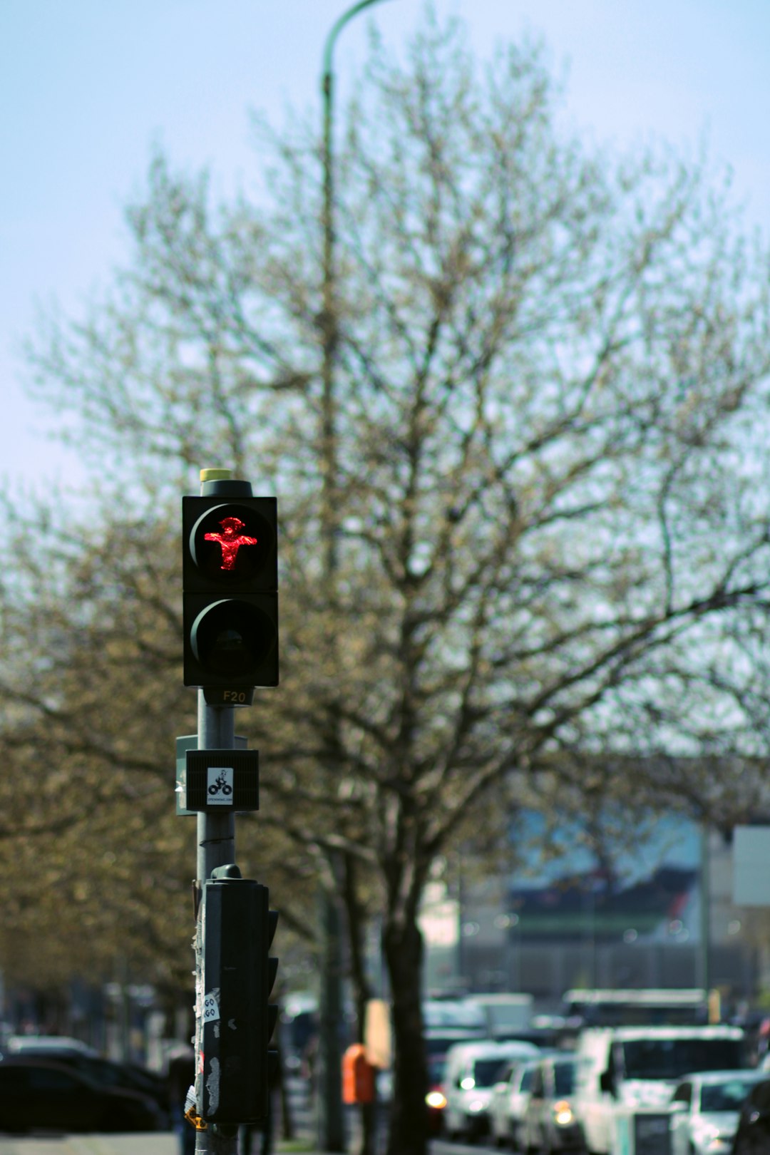 black traffic light on red light during daytime
