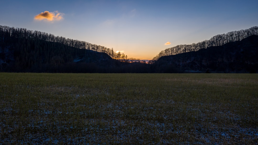 green grass field near mountain during daytime