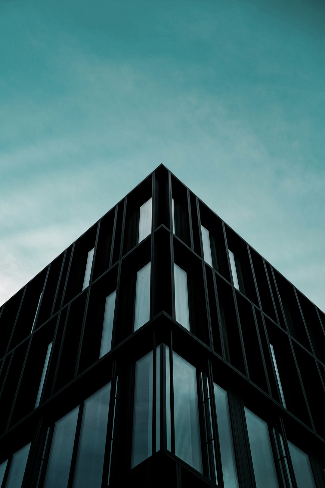 black and white concrete building