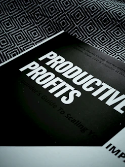 A sleek digital ebook cover featuring a business growth theme with charts and modern typography.
