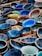 blue and yellow plastic bowls