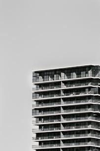 A sleek high-rise apartment overlooking the holy city with floor-to-ceiling windows.