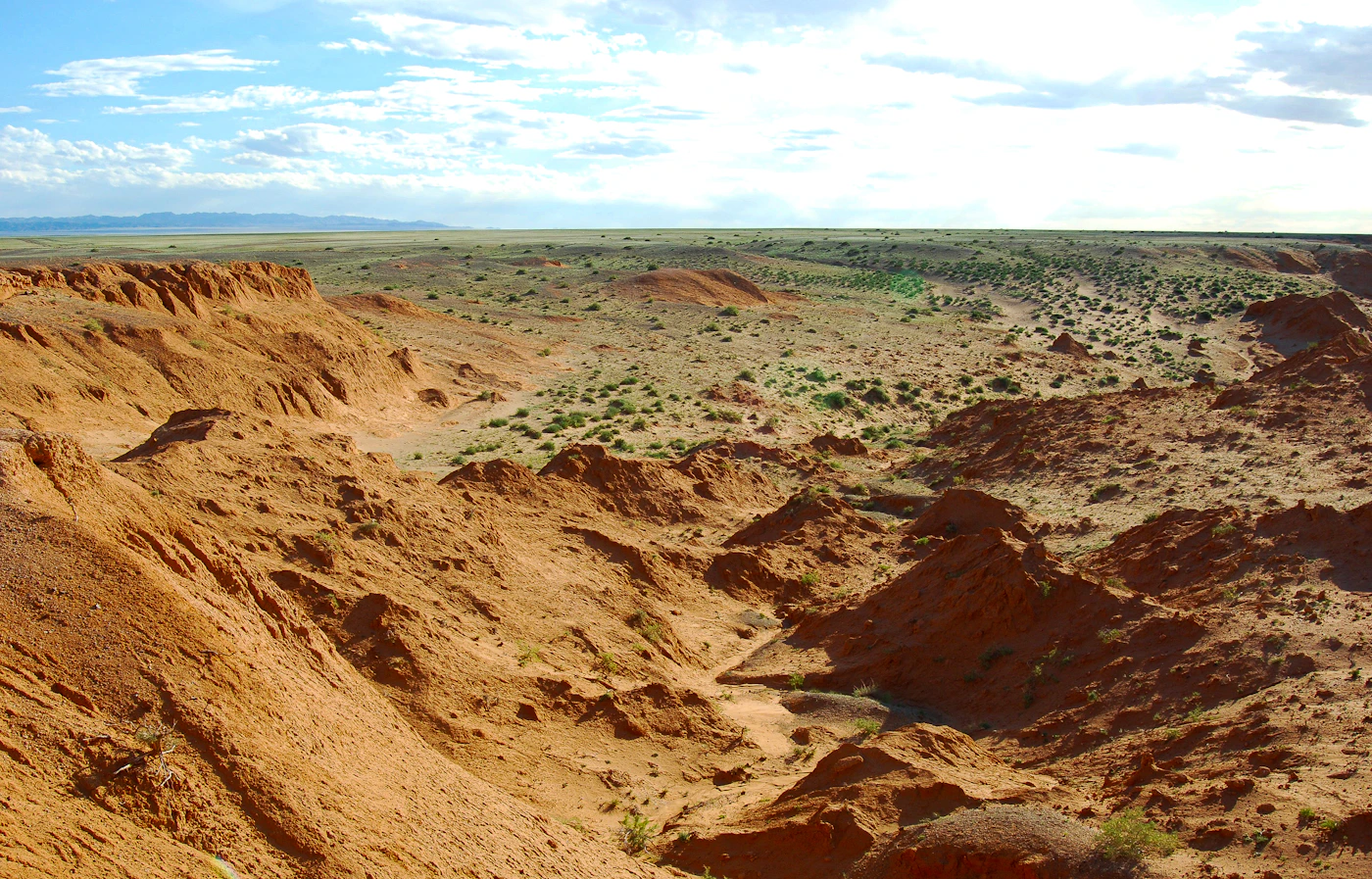 Flaming Cliffs en Mongolie