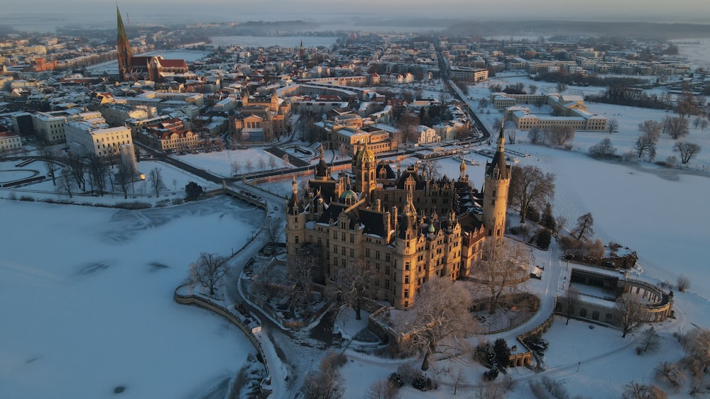 aerial view of city buildings during daytime