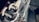 A close-up view of heavy-duty metal rings and thick, durable fabric straps, likely part of a harness or industrial equipment. The lighting creates a stark contrast, highlighting the textures and metallic surfaces.