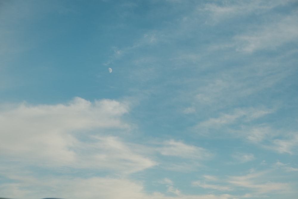 blue sky with white clouds