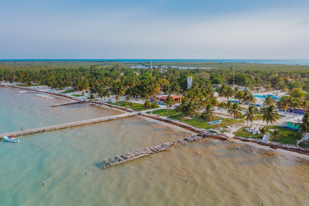 aerial view of beach during daytime