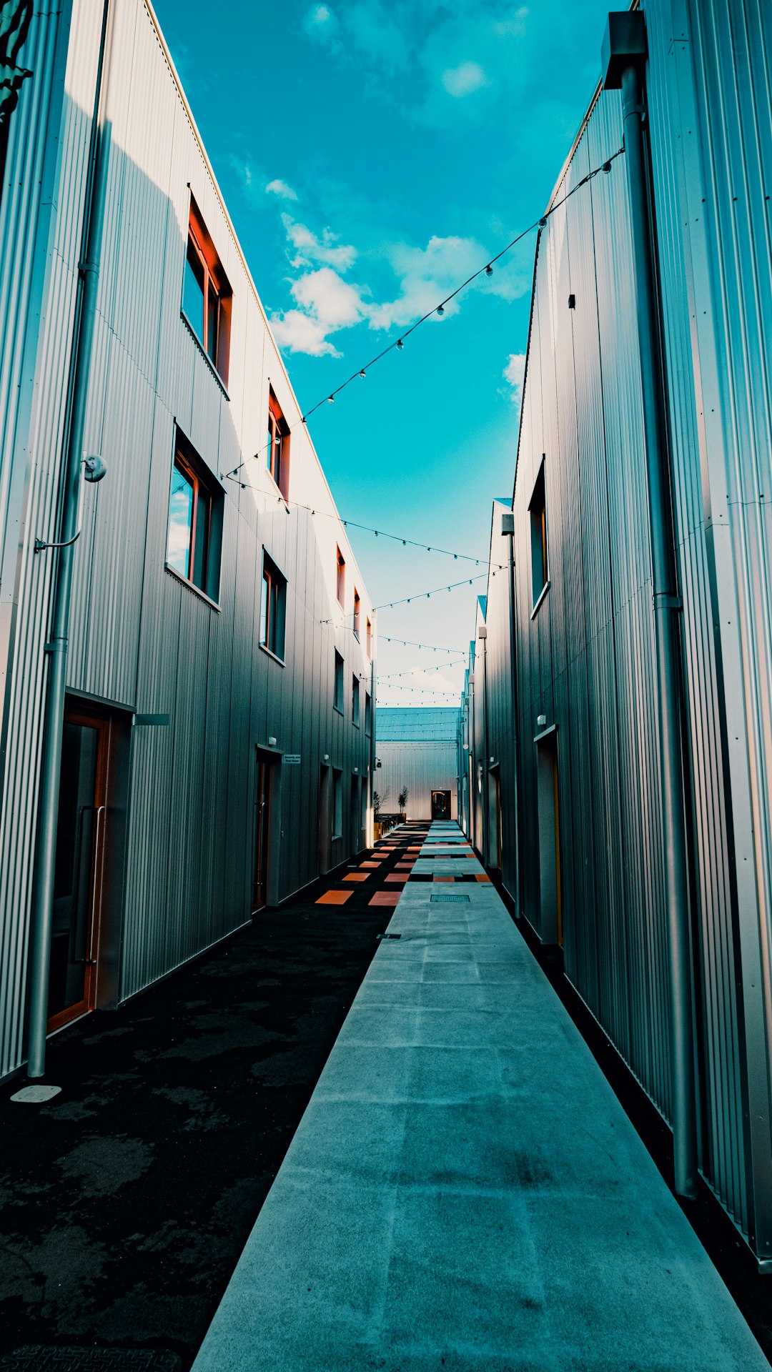 blue and white wooden building during daytime