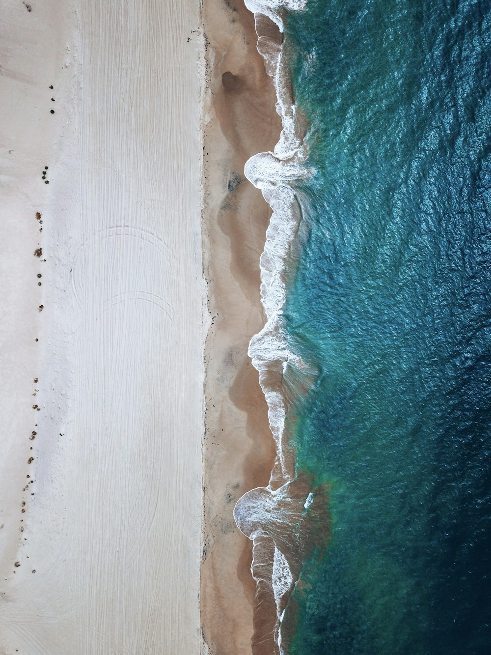 veduta aerea della spiaggia durante il giorno
