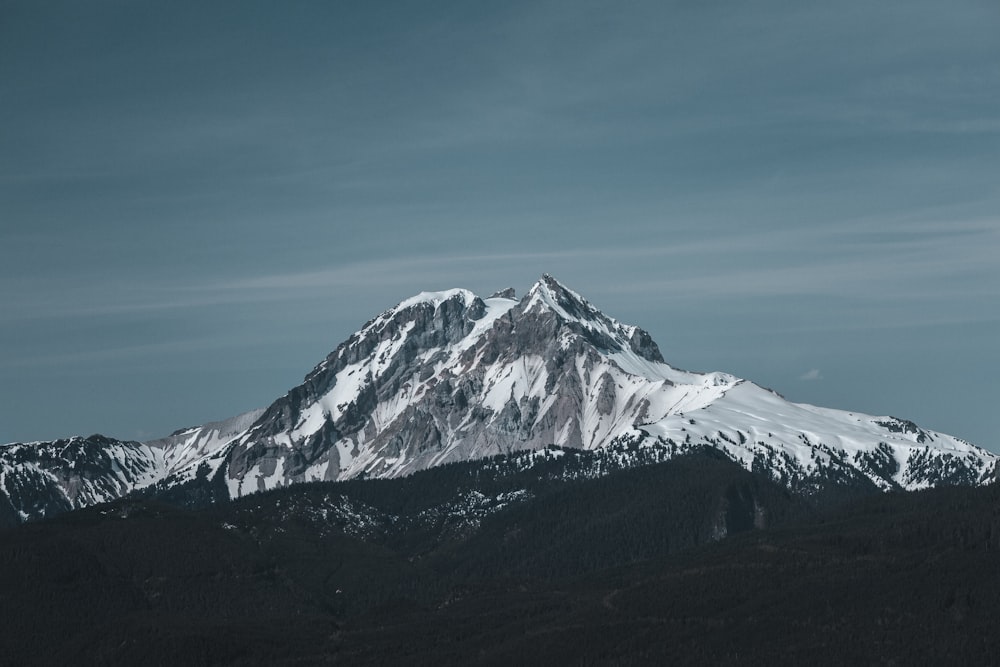 snow covered mountain under blue sky during daytime