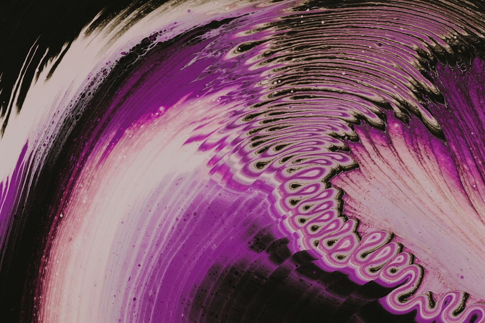 purple and white abstract painting