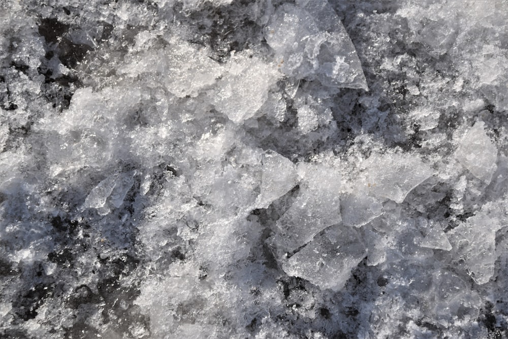 gray and white stone fragment