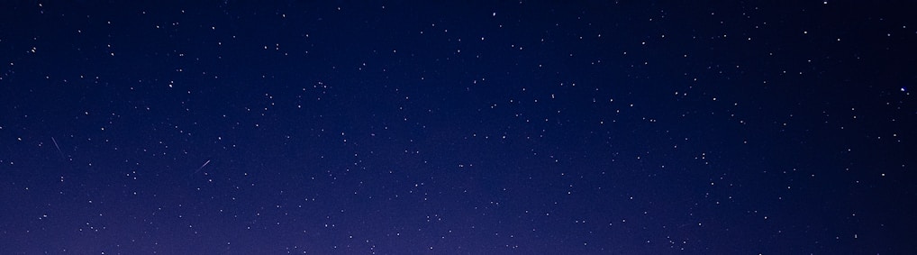 A clear night sky filled with twinkling stars.