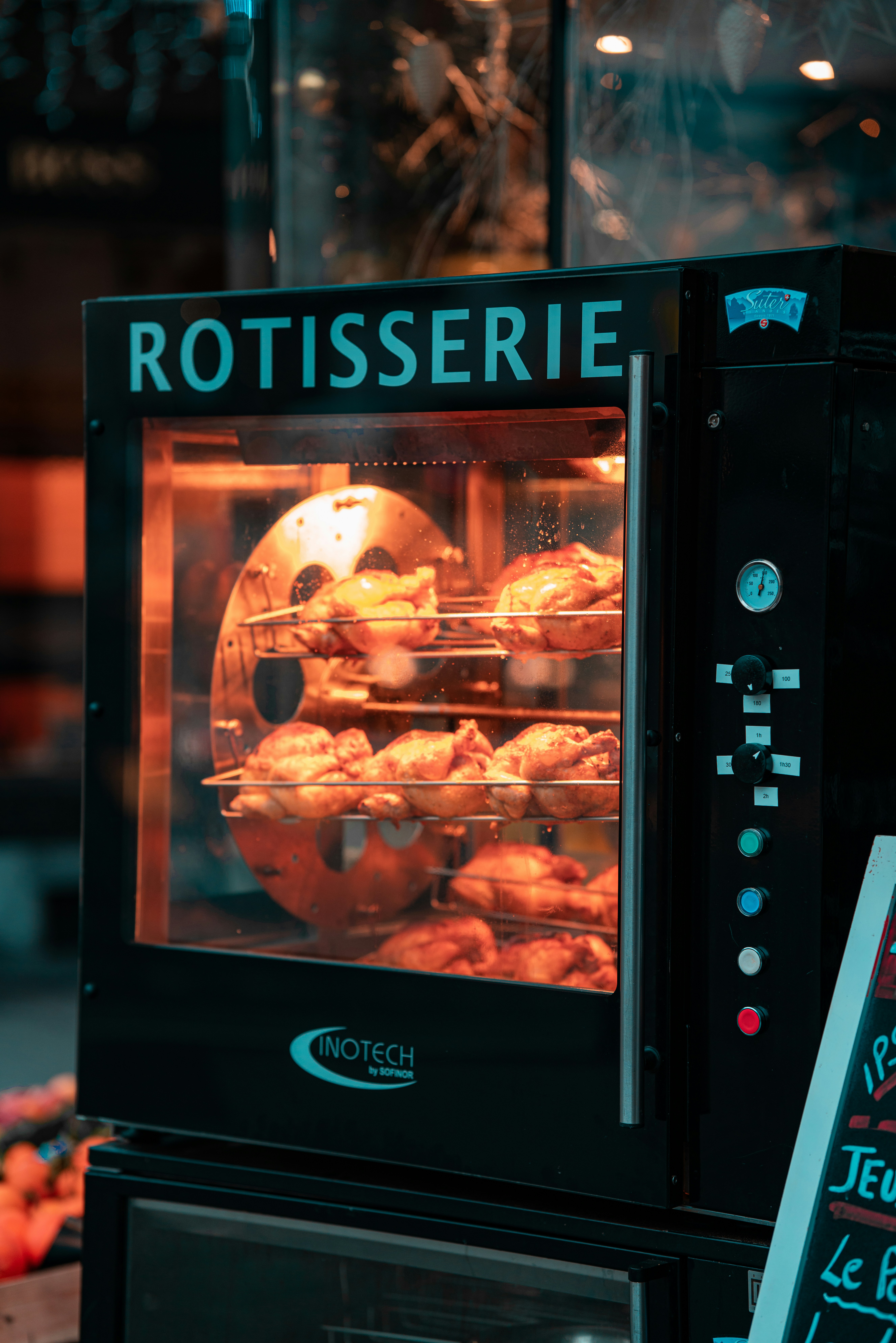 black and white oven control panel