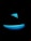 A neon blue logo resembling three intertwining snakes is set against a black background. Below, a softly glowing blue arc adds to the Futuristic vibe.