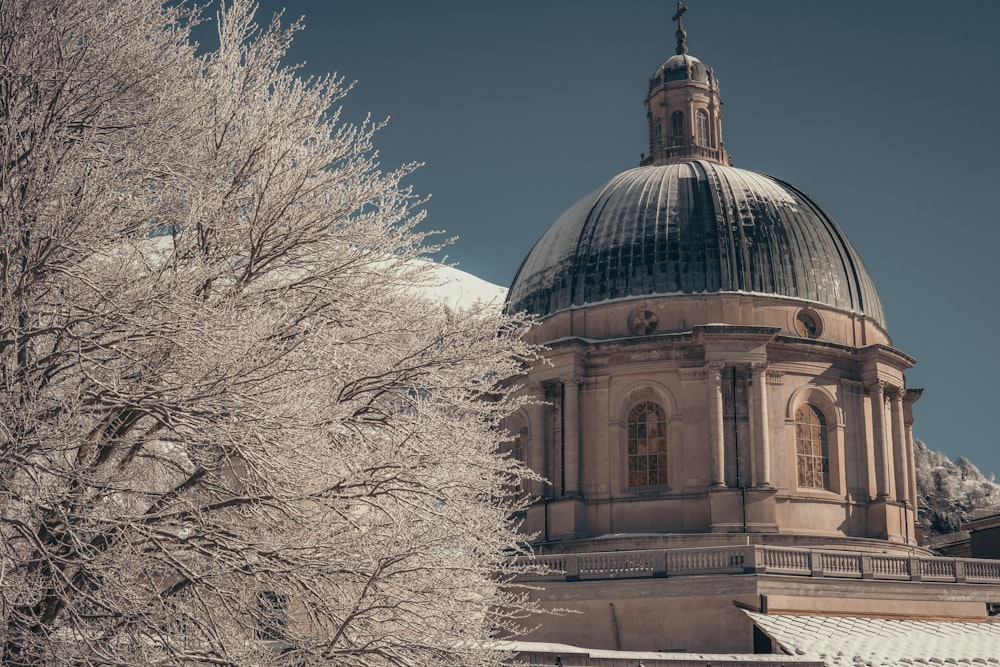 white dome building under blue sky during daytime