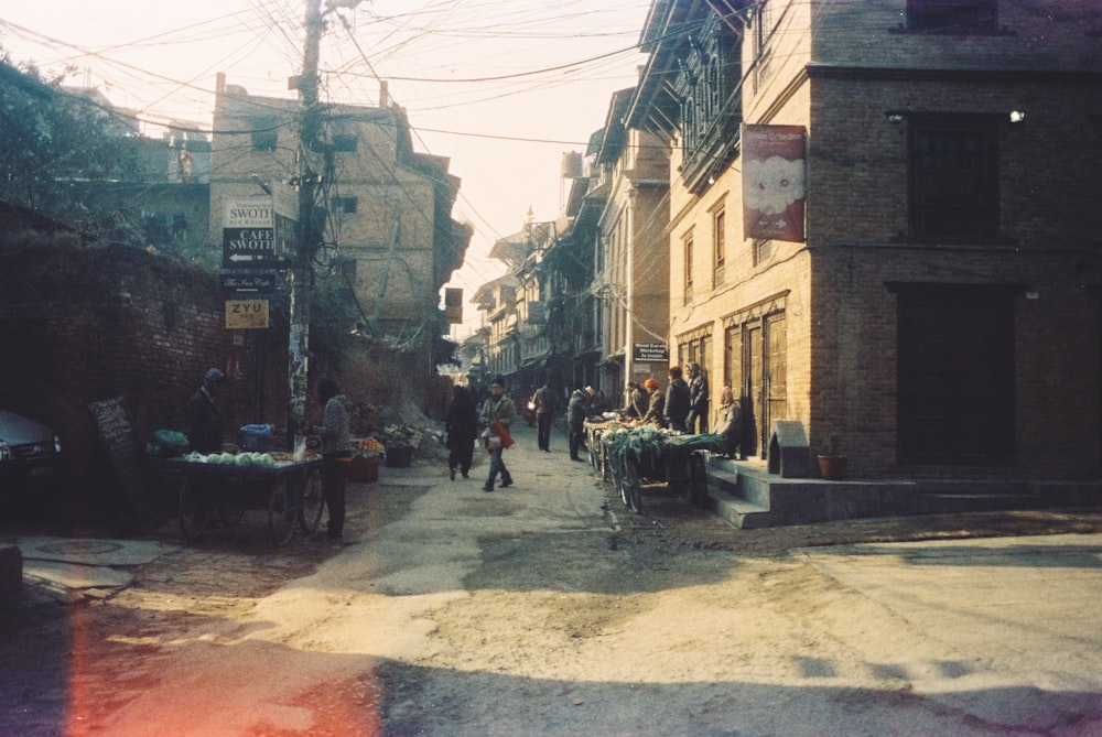 people walking on street during daytime