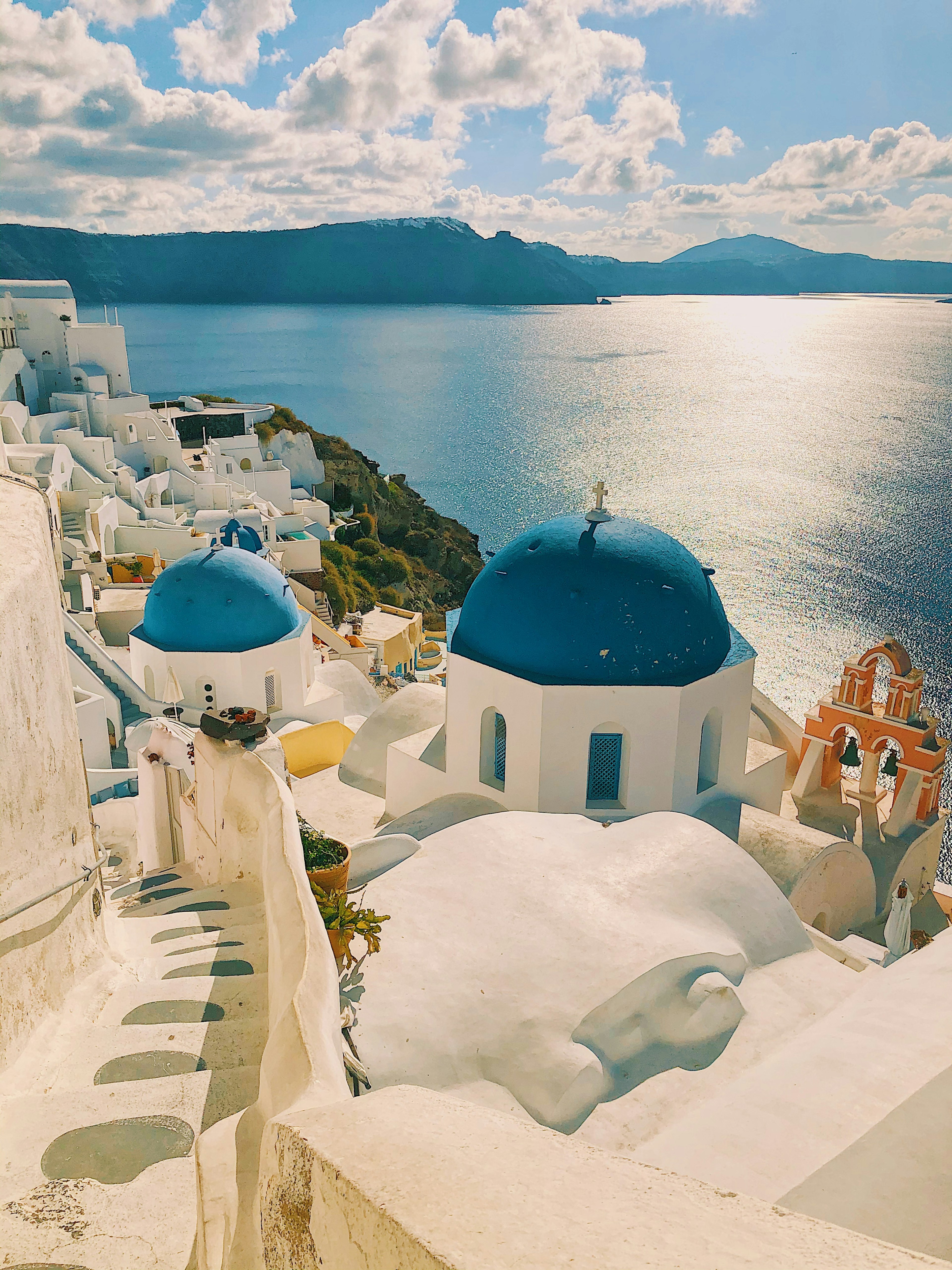 uno scorcio dell'isola di santorini