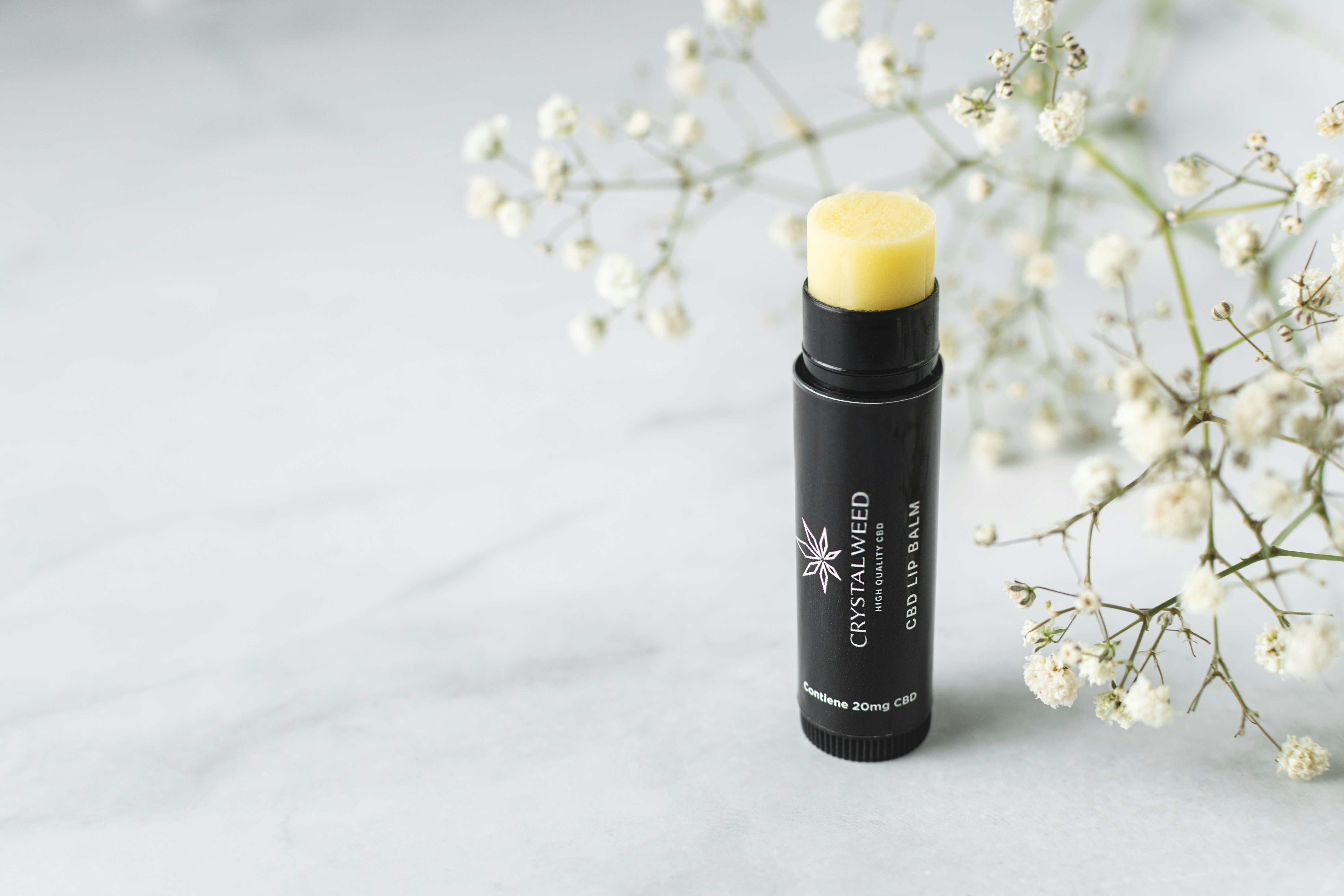 Comparison of lip balms side-by-side