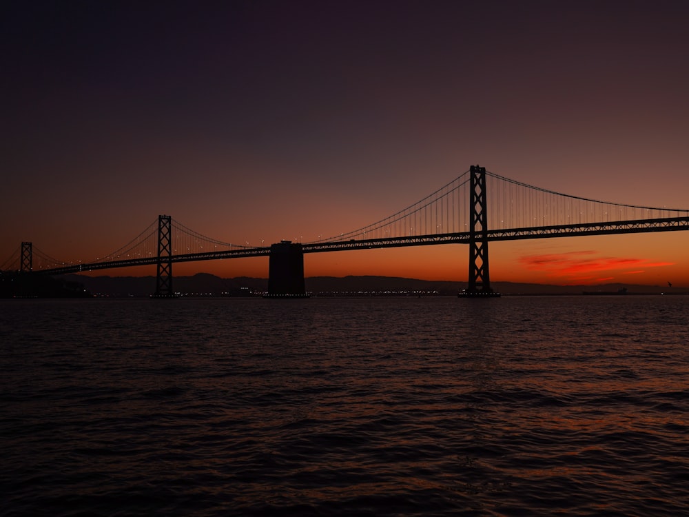 golden gate bridge during sunset