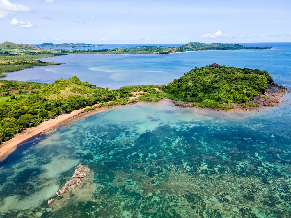 green trees on island during daytime