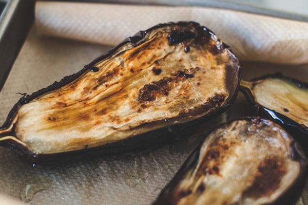 Gevulde aubergine met rundergehakt — receptfoto