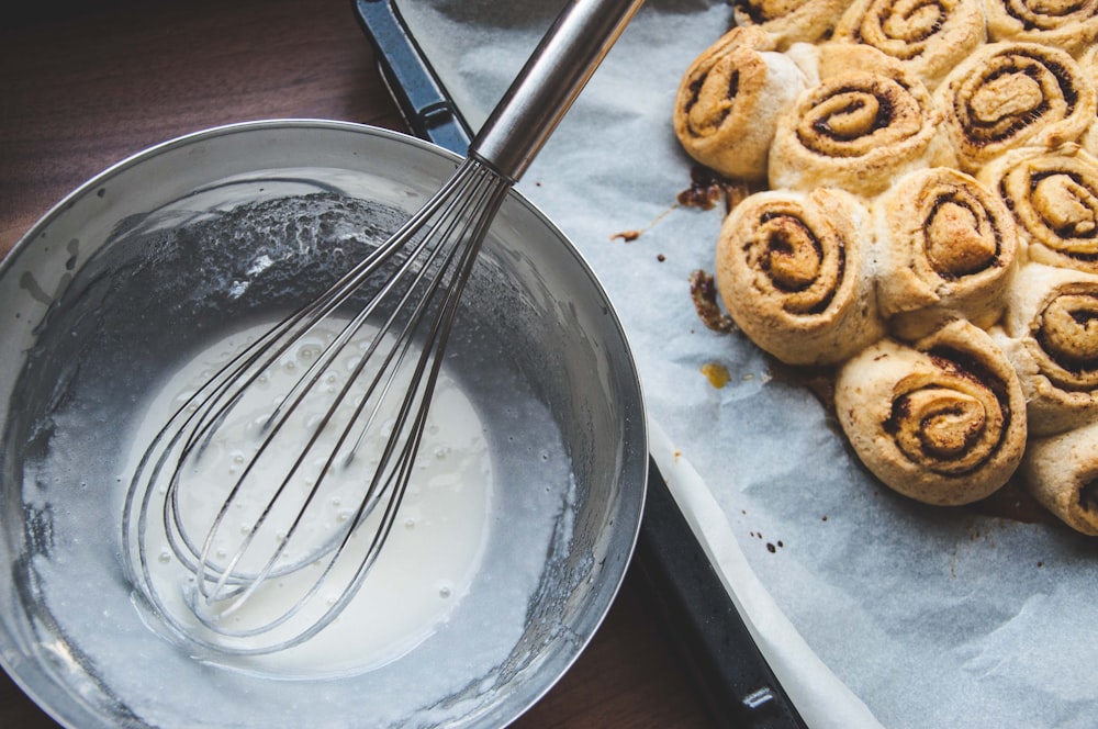 brown cookies on stainless steel plate