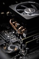 black and silver audio mixer