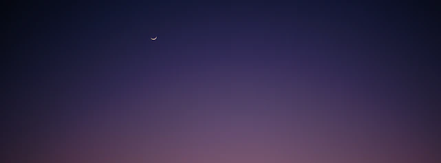 A serene lavender and gold gradient background featuring a glowing lotus flower surrounded by twinkling stars and a crescent moon.