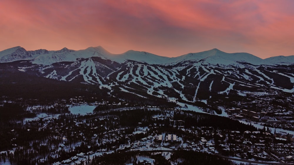 snow covered mountains during daytime