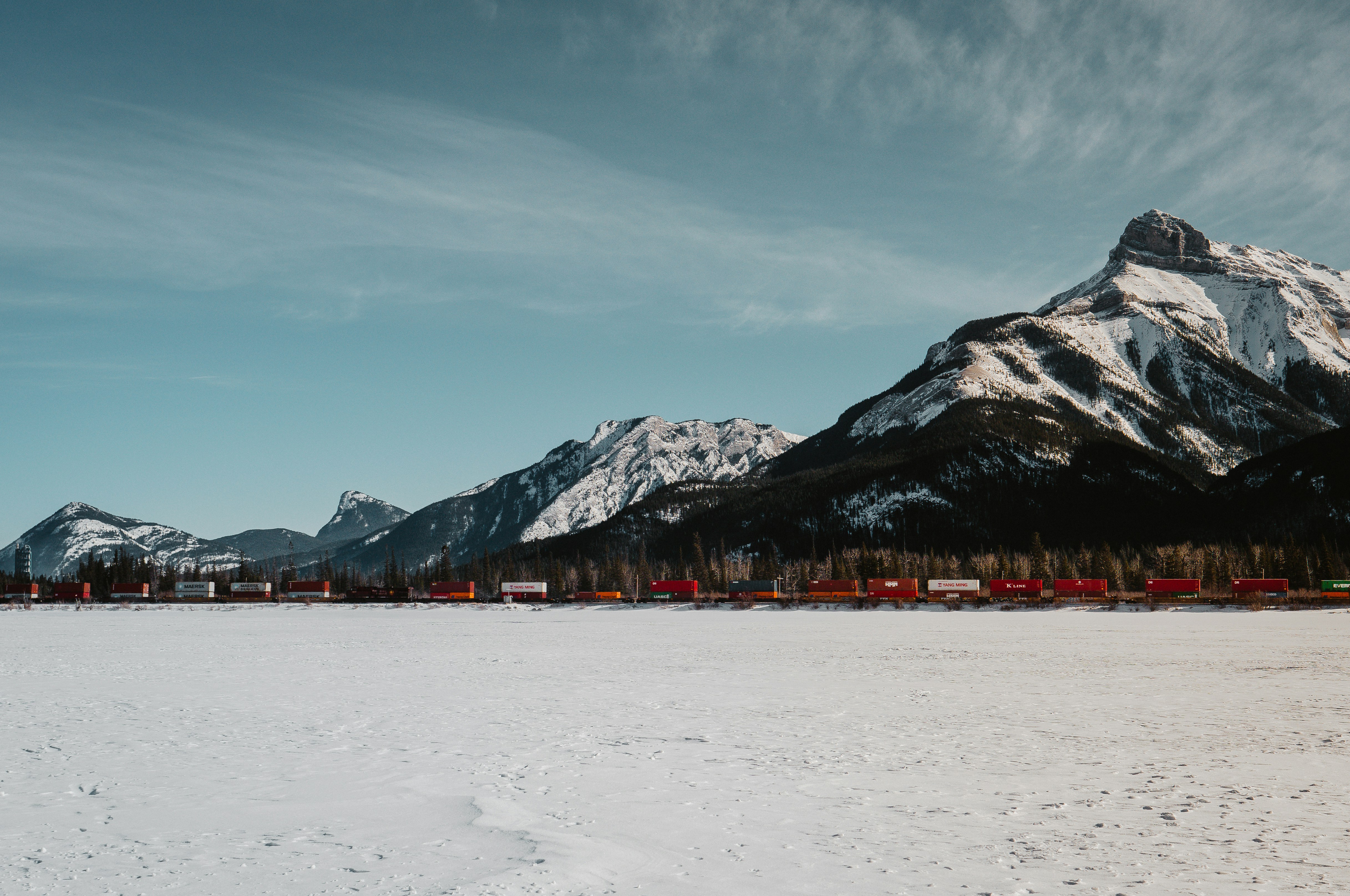 snow covered mountain under blue sky during daytime