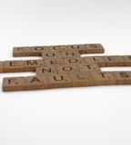 brown wooden blocks on white surface