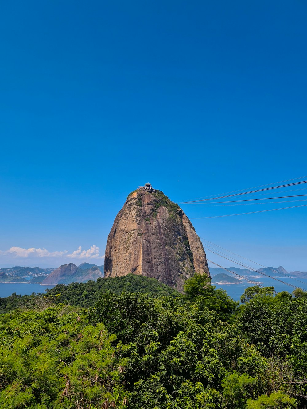 green trees and brown mountain under blue sky during daytime