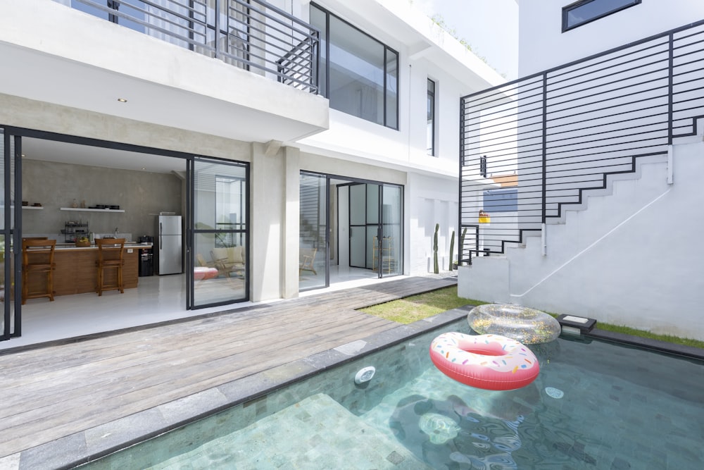 Glass balcony exterior