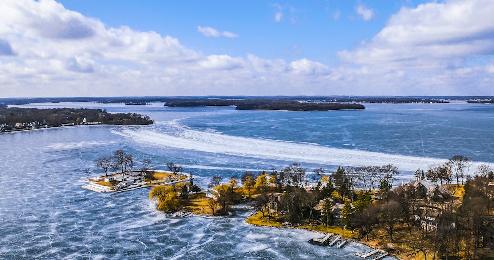 body of water under blue sky during daytime