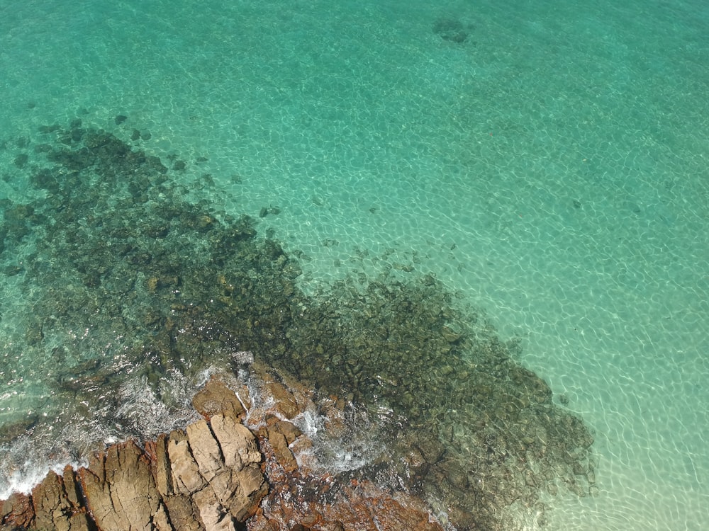 brown rock formation beside body of water during daytime