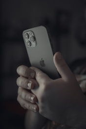 person holding silver iphone 6