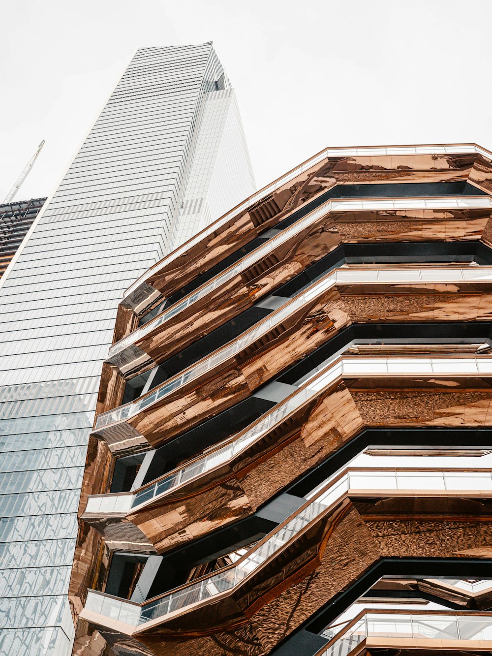 brown and white concrete building