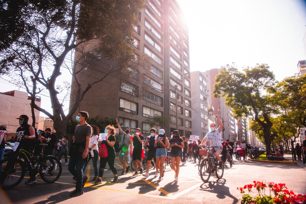 people walking on street during daytime