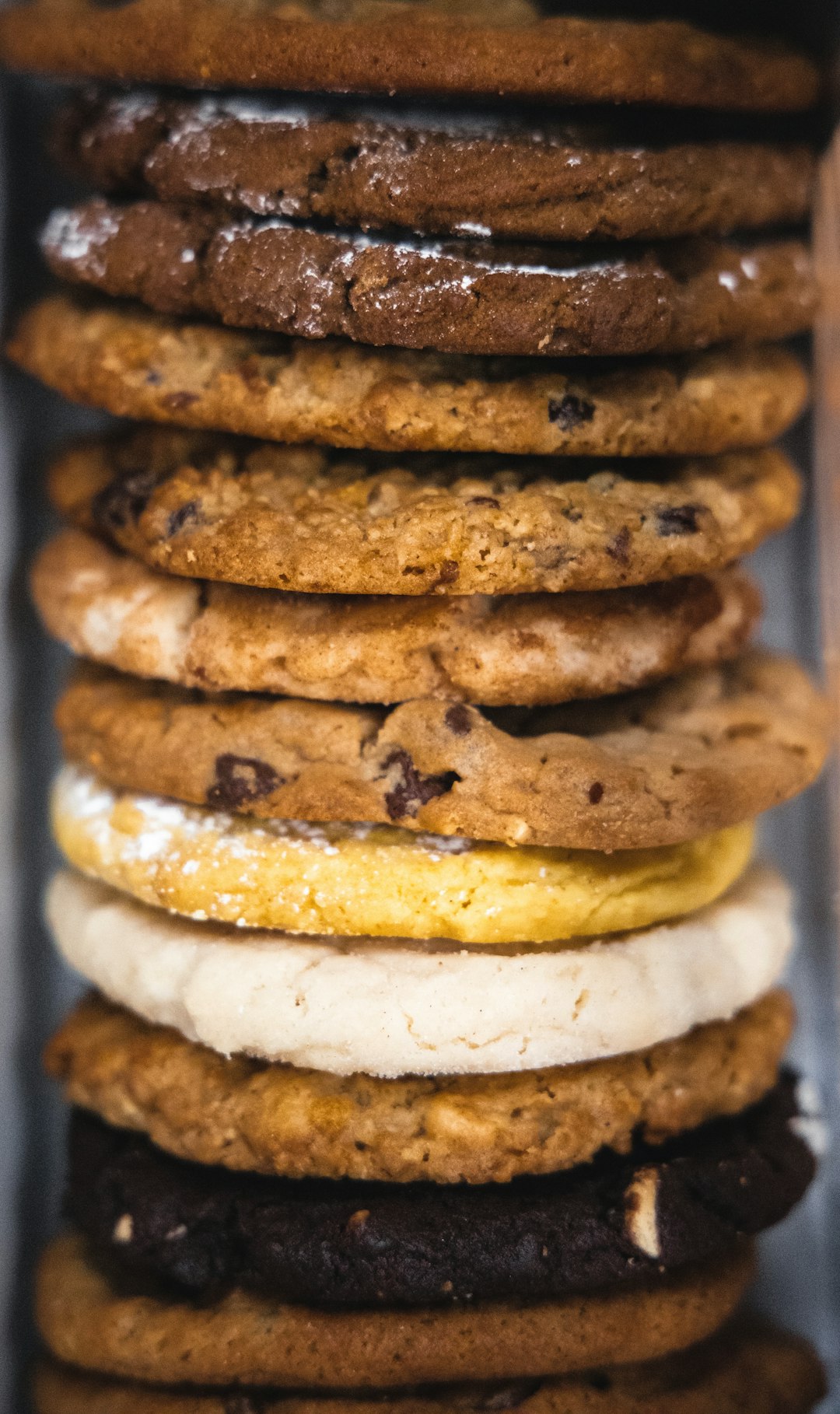 brown cookies on white ceramic plate