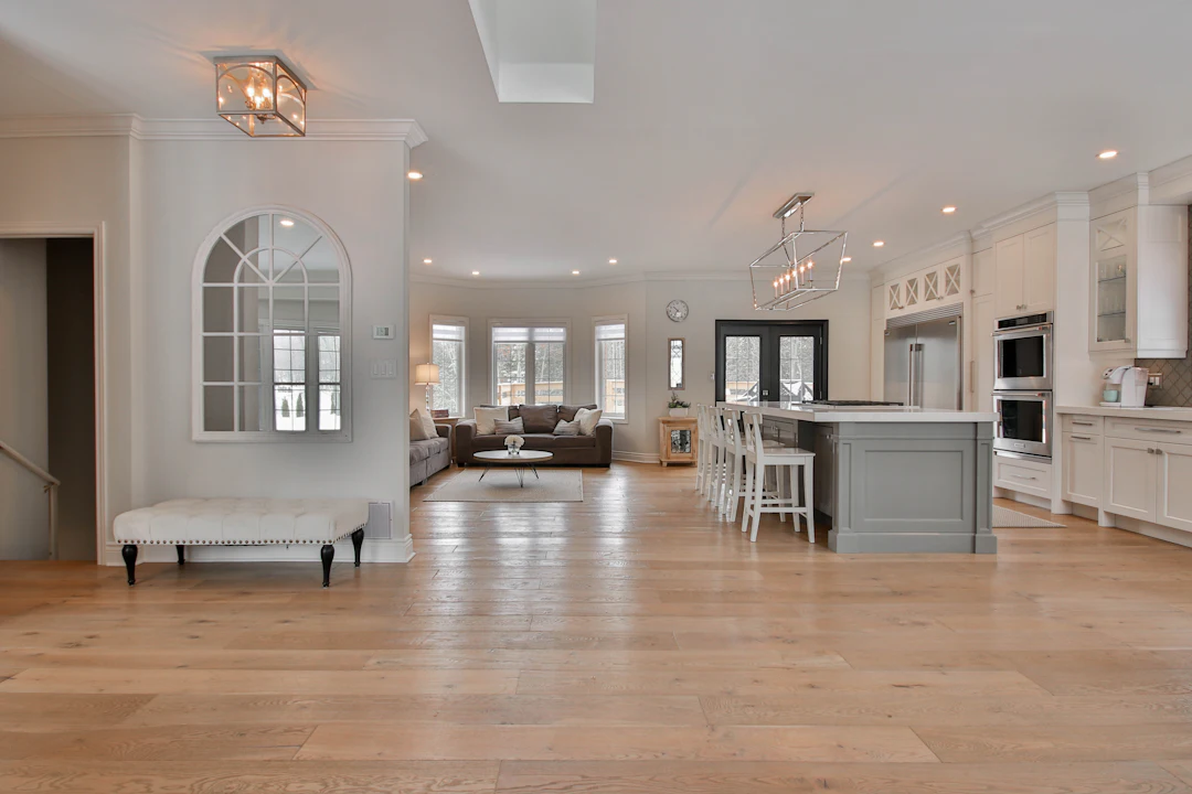 Hardwood floor installation