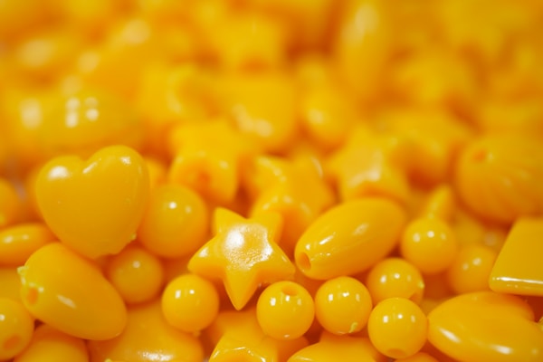 Yellow corn on brown wooden table