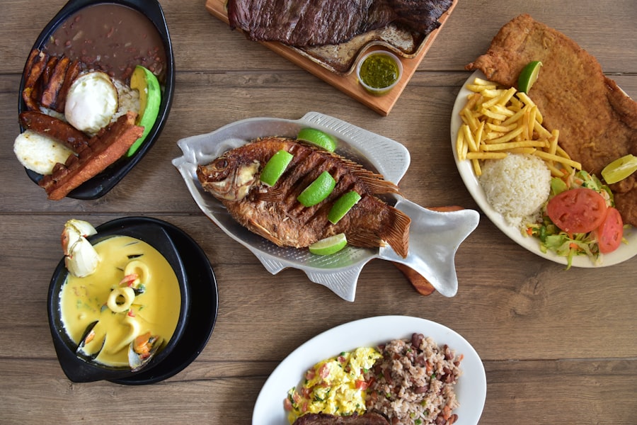 Plato de comida tradicional servido en Don Tulio