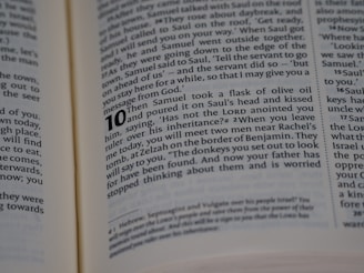 A close-up of an open academic journal showing detailed graphs and text on strategy and performance management.