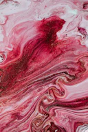 red and white abstract painting